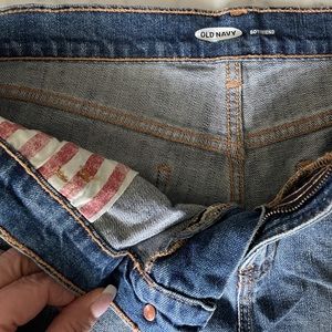 Old Navy Distressed Stars & Stripes Denim Shorts, size 12